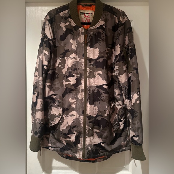 Men’s Triple Five‎ Soul NYC Camouflage Bomber Jacket. Size Large. - Picture 1 of 8